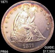1871 Seated Liberty Dollar