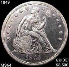 1849 Seated Liberty Dollar