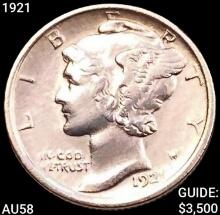 1921 Mercury Dime