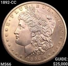 1892-CC Morgan Silver Dollar