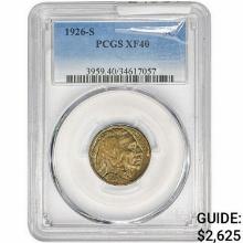 1926-S Buffalo Nickel PCGS XF40