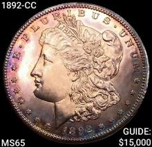 1892-CC Morgan Silver Dollar