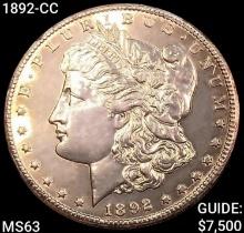 1892-CC Morgan Silver Dollar