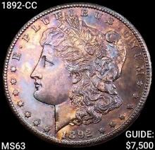 1892-CC Morgan Silver Dollar