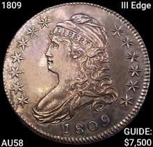 1809 III Edge Capped Bust Half Dollar