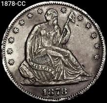 1878-CC Seated Liberty Half Dollar