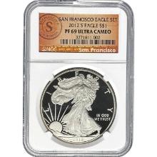 2012 S Silver Eagle NGC PF69 Ultra Cameo