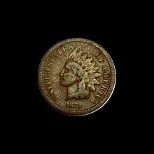1873 Indian Head Cent LIGHTLY CIRCULATED