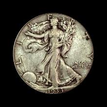 1933 Walking Liberty Half Dollar LIGHTLY CIRCULATED