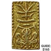 1832-1858 Japan Gold 2 Shu CLOSELY UNCIRCULATED