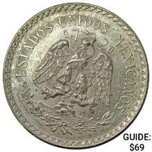 1943-M Mexico Silver Peso UNCIRCULATED
