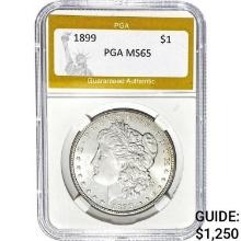 1899 Morgan Silver Dollar PGA MS65