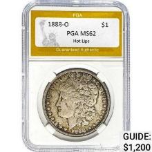1888-O Morgan Dollar PGA MS62 MS62