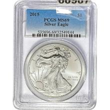 2015 Silver Eagle PCGS MS69