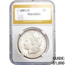 1883-CC Morgan Dollar PGA MS64 MS64