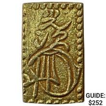 1868-1869 Japan .029oz Gold 2 Bu CLOSELY UNCIRCULATED