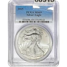 2015 Silver Eagle PCGS MS69