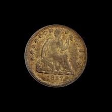 1857 Seated Liberty Half Dime CLOSELY UNCIRCULATED
