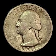 1932-D Washington Quarter LIGHTLY CIRCULATED
