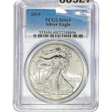 2015 Silver Eagle PCGS MS69