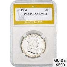 1954 Franklin Half Dollar PGA PR65 CAMEO PR65