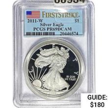 2011-W Silver Eagle PCGS PR69DCAM