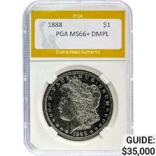 1888 $1 Morgan Dollar PGA MS66+ DMPL MS66+