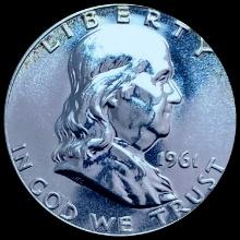 1961 Franklin Half Dollar CHOICE PROOF