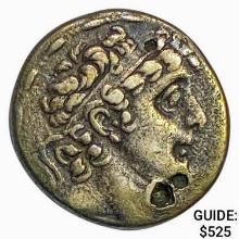 138-129 BC Selucid Kingdom Silver Tetradrachm NEARLY UNCIRCULATED