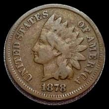 1878 Indian Head Cent LIGHTLY CIRCULATED