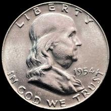 1954-D Franklin Half Dollar UNCIRCULATED
