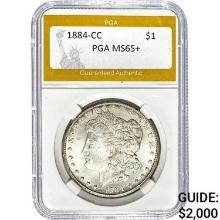 1884-CC Morgan Dollar PGA MS65+ MS65+