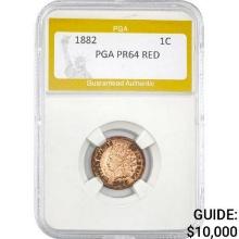 1882 Indian Head Cent PGA PR64 RED PR64