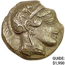 440-404 BC Attica, Athens SIlver Tetradrachm Owl CHOICE AU