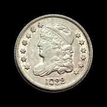 1832 Capped Bust Half Dime NEARLY UNCIRCULATED
