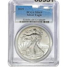 2015 Silver Eagle PCGS MS69