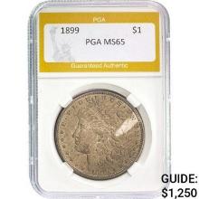 1899 Morgan Silver Dollar PGA MS65 MS65