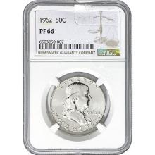 1962 Silver Half Dollar NGC PF66