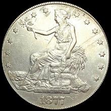 1877 Trade Dollar ABOUT UNCIRCULATED