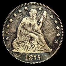 1875 Seated Liberty Quarter LIGHTLY CIRCULATED