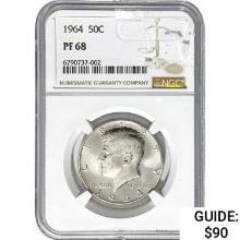 1964 50C NGC PF68