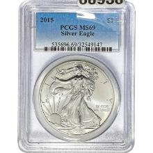 2015 Silver Eagle PCGS MS69