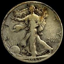 1933 Walking Liberty Half Dollar NICELY CIRCULATED