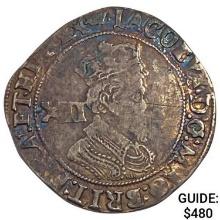 1603-1625 England Shilling James I NEARLY UNCIRCULATED