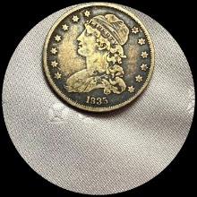 1835 Capped Bust Quarter LIGHTLY CIRCULATED