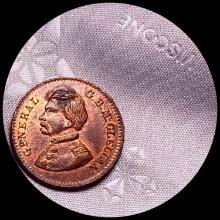 General McClellan Civil War Token Copper CHOICE BU