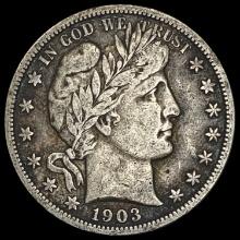 1903-S Barber Half Dollar LIGHTLY CIRCULATED LIGHTLY CIRCULATED