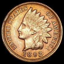 1892 Indian Head Cent CLOSELY UNCIRCULATED CLOSELY UNCIRCULATED