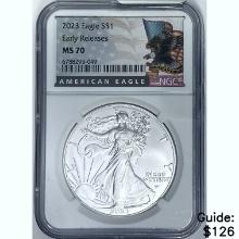 2023 W Silver Eagle NGC MS70