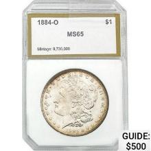 1884-O Morgan Silver Dollar GSA MS65 MS65